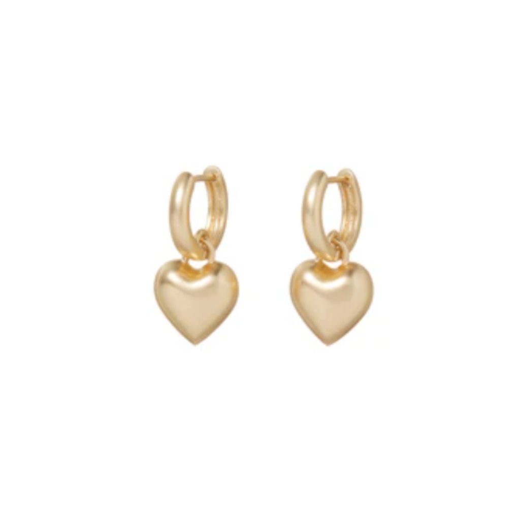 Best Roxanne Assoulin The Itsy Bitsy Heart Earrings Brass Gold